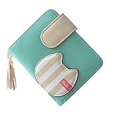 Dreambox Women's Cute Cat Design Faux Leather Card Holder Mini Wallet Clutch