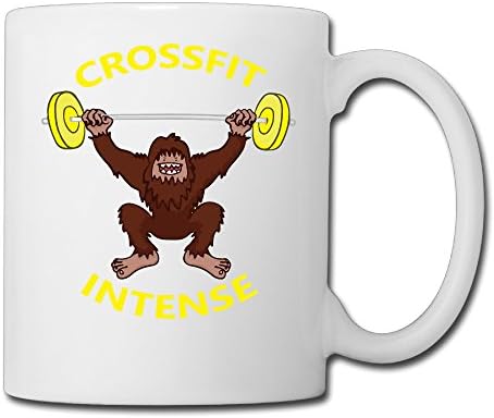 Monkey CrossFit Intense Weight Lifting Tea Coffee Office Mugs Cups