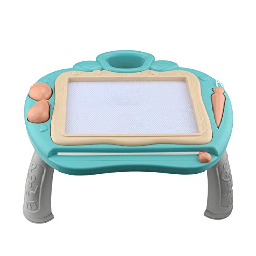 Magnetic Drawing Board Toy 12.9x9.8in Doodles Sketch Erasable Writing Pad Drawing Tablet Toys with 4 Removable Legs for 3+ Kids Toddler Boys Girls Birthday Gift (12.9x9.8- Fruit)