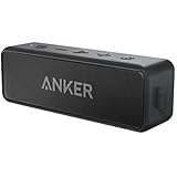 Anker SoundCore 2 12W Portable Wireless Bluetooth Speaker: Better Bass, 24-Hour Playtime, 66ft Bluetooth Range, IPX5 Water Resistance &amp; Built-in Mic, Dual-Driver Speaker for Beach, Travel, Party