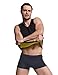 Mens Body Shapers Vest Slimming Sweat Tummy Fat Burner Tank Top for Weight Loss XXXL by Glamours