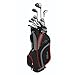 Wilson Men's Profile XLS Complete Package Golf Set, Left Hand, Red