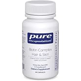 Pure Encapsulations Biotin Complex Hair &amp; Skin, 60 Capsules | Biotin Complex for Healthy Hair and Skin Support*
