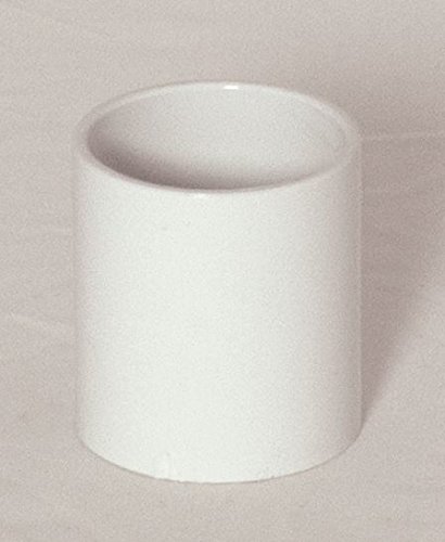Solvent Weld White 40mm (43mm) Waste Pipe Coupling - Pack of 10