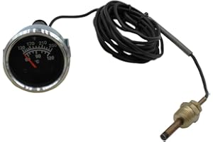 4W2683 New Oil Temperature Gauge Indicator Temp Guage + Brckts Made To Fit Caterpillar
