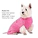 KYEESE Dog Sweaters Turtleneck Pink Dog Sweater Knitwear Pullover Warm Pet Sweater