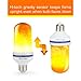 Mei-Max MOOD SETTING FLAME EFFECT LED BULB – Entry, Patio, Porch Light, Indoor Outdoor Realistic Flame LED Decorative Lights - Unbreakable Dancing Fire Light Bulb with Lamp Base