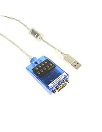 gearmo USB RS 232 Serial Adapter con indicadores LED Windows 10, 8, 7, Vista, XP, 2000 Apoyo