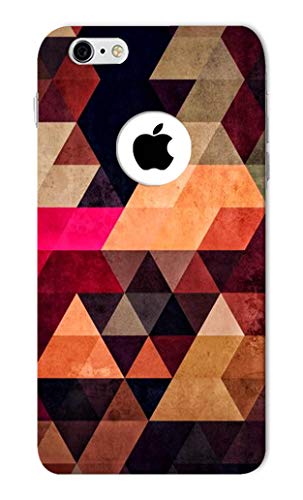 Oye Stuff Abstract Printed Designer Case, Slim and Light Weight Back Cover for iPhone 6s Plus Round Hole