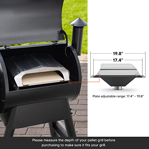 Stanbroil Wood Fired Pizza Oven Pizza Maker for Traeger, Pit Boss, Camp Chef, Green Mountain