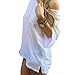 Blouse Clearance Sale! Canserin women Half Sleeve Off shoulder Casual Shirt