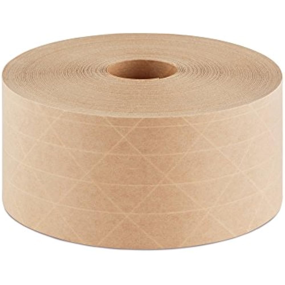 Reinforced Packing Tape Gummed Kraft Paper Tape, Intertape Super Seal