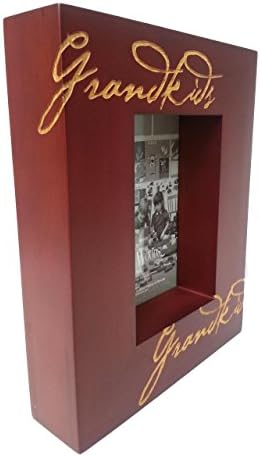 Mothers Day Gift Unique Customized Rare Dark Wood 5x7 Box Photo Picture Frame