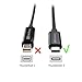 Certified Cable Matters 40 Gbps Thunderbolt 3 Cable (USB C Thunderbolt Cable) in Black 3.3 Feet Supporting 100W Charging