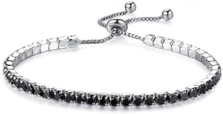 Yntmerry bracelet 2018 light luxury micro-inlaid zircon bracelet ladies simple adjustable hand jewelry fashion bracelet,black