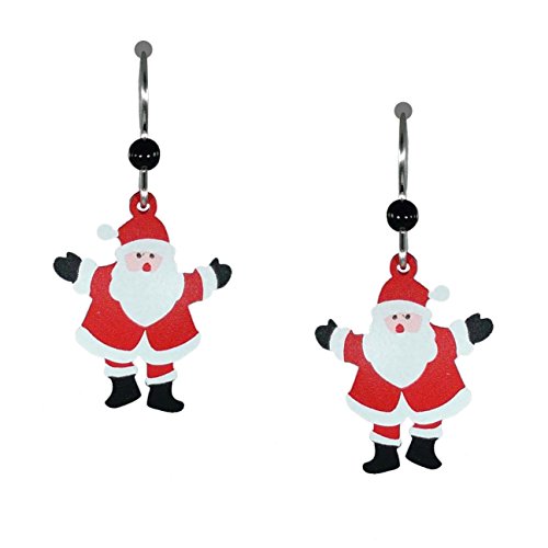 Sienna Sky Holiday Christmas Santa 2 part Earrings 1292