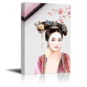 Chinese Classical Beauty Painting Wall Bedroom Living Room