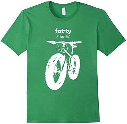 Men's Fatty Mountain Fat Bike T-Shirt XL Grass