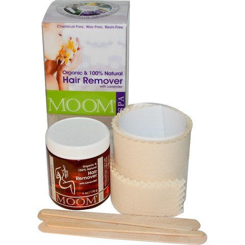 Moom Organic Hair Removal Kit With Lavender, 6-Ounce Package (Pack of 3) , Moom-hj6o