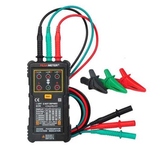 PEAKMETER PM5900 3 Motor Rotation Indicator Meter