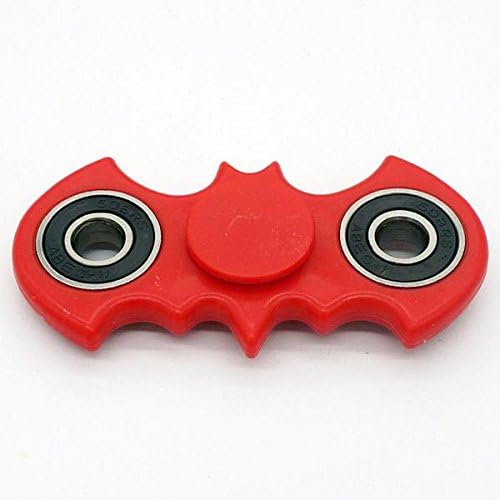 aFidget Bat Style Fidget Toy Hand Finger Spinner helps Desk Focus, ADD, ADHD, Stress Relief (Red)
