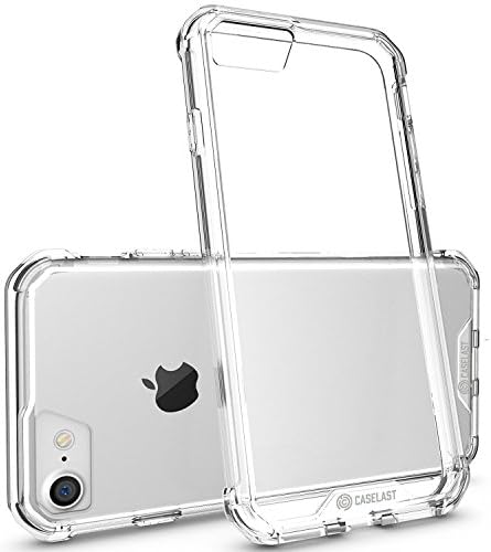 iPhone 7 Case - CASELAST [CRYSTALLINE SERIES] Premium Slim Transparent Protective Case - Shock-Absorbing TPU Bumper + Anti-Scratch Back Hard Cover for Apple iPhone 7 2016 4.7 Inch (Clear)