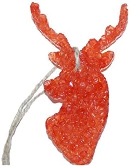 ChicWick Car Candle Leather Fiery Buck Head Shape Car Freshener Fragrance