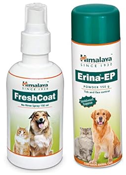 Himalaya Combo of Fresh Coat, 150 ml & Erina Ep Powder, 150g