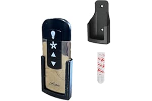 Kimalab Ceiling Fan Remote Wall Mount Holder Compatible with Hunter and Casablanca Fan Remote Black K6711-01 Remote Control Holder 99795 (Mounting Tape Included) (One Wall Mount)