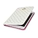 iPad Mini Case, iPad Mini 2 Case, iPad Mini 3 Case, IDEGG Fashion PU Leather Crown Design Bling Protective Smart Stand Case Cover with Auto Wake/Sleep for Apple iPad Mini 1/2/3 (White)