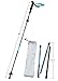 Collapsable Climbing Stick,Alafen Aluminum Quick Lock Lightweight Walking Hiking Trekking Pole Blue 1PC