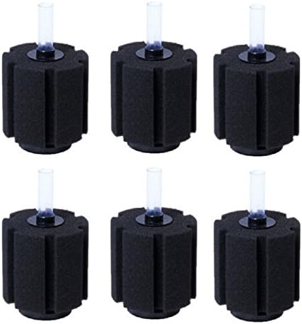 6 PCS Aquarium Bio Sponge Filter Breeding Fry Betta Shrimp Nano Fish Tank XY-380 LARGE