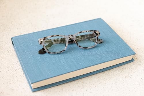 Peepers by PeeperSpecs Clark Blue Light Blocking Reading Glasses, Gray Tortoise +1.25