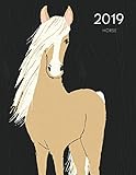 2019 Horse: Dated Weekly Planner With To Do Notes & Horse Quotes & Facts - Caramel Cream (Awesome Calendar Planners for Horse Lovers) by Equine Stationery