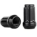 ECCPP Wheel Lug Nuts 12x1.5 20 Pieces +2 Keys Black Thread Close End Spline Tuner Racing Lug Nuts for 1960-2014 for Chevrolet Corvette 1982-2004 for Chevrolet S10 1976-2014 for Honda Accord