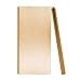 QueenAcc 15000mAh Slim Dual USB Ports Compact Portable Battery External Battery Pack Portable Charger Power Bank for iPhone ,Samsung and Other USB Devices(gold)