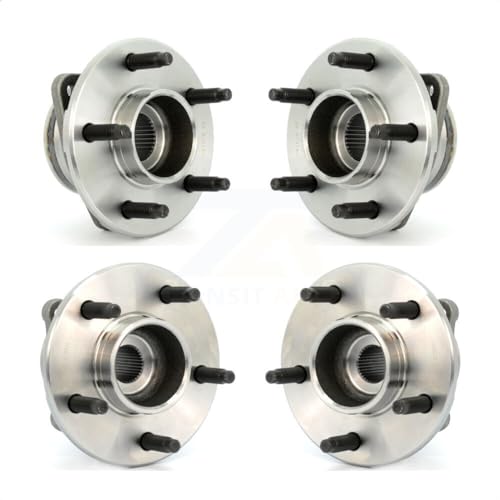 Front Rear Wheel Bearing & Hub Assembly Kit For