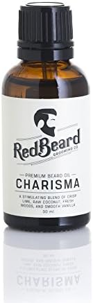 Redbeard Grooming Company, 30ml, Beard Oil, Beard Conditioner, Coconut Oil, Hemp Seed Oil, Beard Growth - Charisma