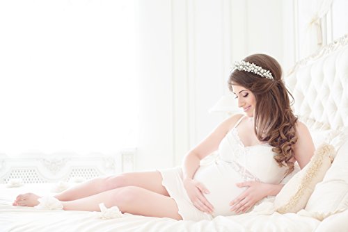 Premium Maternity Support Belt & Bra Extender & Belly Sticker Bundle by DonnaElite - Breathable Pregnancy Band, Cotton lining - Lower Back and Pelvic Pain Relief - One Size