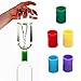 ZXUEZHENG 5 Pack Vortex Bottle Connectors Tornado In A Bottle Fountain Connection Cyclone Tube Tornado Connector