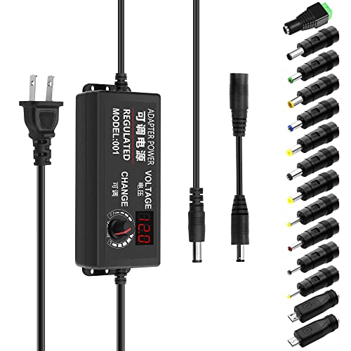 Aclorol 60W Universal Adjustable Power Supply Adapter 3V 4.5V 5V 6V 7