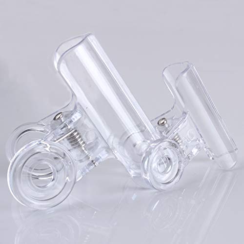Z Zicome 30 Pack Plastic Clear Clips Clamps, 1-1/2 Inch and 2 Inch Sizes - Thumbnail 3