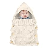 Colorful Newborn Baby Wrap Swaddle Blanket, Oenbopo Baby Kids Toddler Knit Blanket Swaddle Sleeping Bag Sleep Sack Stroller Wrap for 0-12 Month Baby (Kahki)