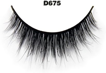 44 Model 3D Mink Fur False Eyelashes Luxury Natural Extensions 100% Hand Made 1Pair D675