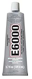 E6000 High Viscosity Adhesive, 3.7 Fluid Ounces, 1 Pack, Clear
