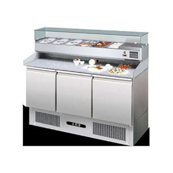 Tabla nevera mini tour pizzería cm 140x70x143 RS1969: Amazon.es ...
