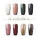 Fashion Zone 8 Colors Gel Nail Polish Starter Kit with 36W LED UV Nail Dryer Curing Lamp, Manicure Tools and Nail Salon Art Design