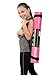 POETRYOGA - Kids Yoga Mat - with Carry Strap - 60x24 Inches 4mm - Eco-Friendly SGS Approved Non-Toxic No Phthalates or Latex - Durable - Non-Slip - Multi Purpose - Yoga Dogs Poses (Magenta)