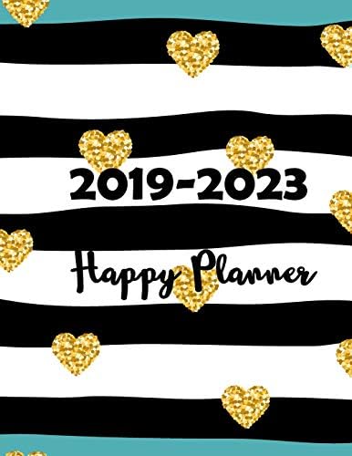 2019-2023 Happy Planner: Five Year Monthly Planner| Weekly Monthly Planner| At a glance 60 month planner Paperback โ September 11, 2018