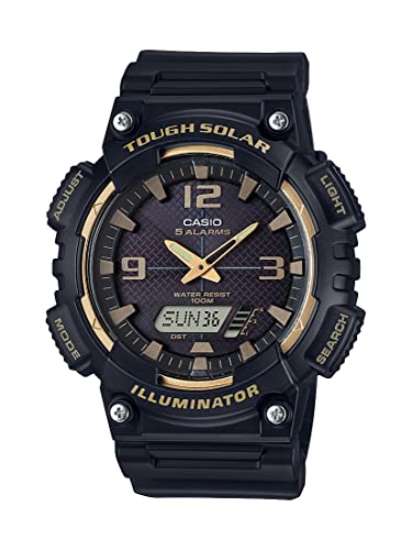 Casio Men's AQ-S810W-1A3VCF Tough Solar Analog Display Quartz Black Watch, Black, 42 mm., AQ-S810W-1A3V — image 1